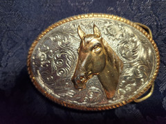 Belt Buckle – Vintage – horse head