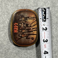 1976 Pacifica Mfg KISS Band Belt Buckle Destroyer