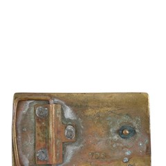 Vintage Colt Revolvers Solid Brass Belt Buckle Worlds Right Arm Retro 705 Moto