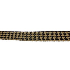 VTG Brighton Braided Brown Leather Belt Solid Brass Buckle Sz 34 Men&rsquo;s 90s USA