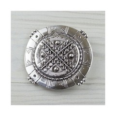 Lifebuoy Belt Buckle Antique Silver Destroyed Look, Maritime Vintage Belt