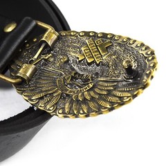 Belt buckle « Born to be free »; Biker buckle, Solid brass buckle