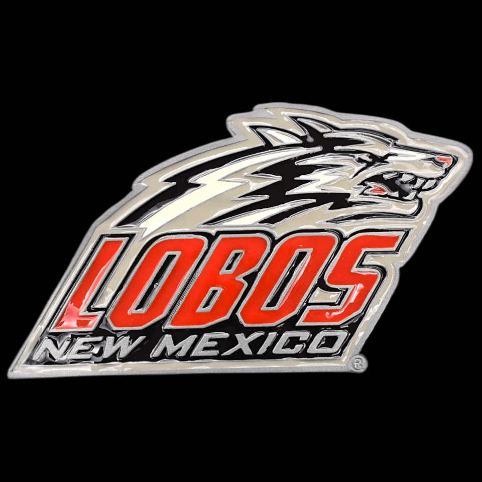 Lobos New Mexico NCAA Football Basketball Baseball Belt Buckle (New Old Stock)