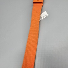 American Eagle Belt Unisex Size Small Orange Web Bottle Opener Military Buckle