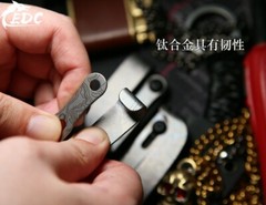 NEW Titanium Alloy Belt Clip Kydex Plate Clip Pocket Clip Waist Clip Hook Buckle