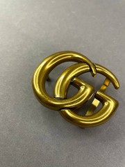 Gold GG 35mm G Belt Buckle 1.3« 