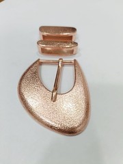 Western 3 piece buckle set copper buckle set 1.25 in 30 mm cowgirl brass buckle