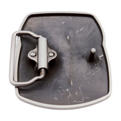 Men Women Silver Metal Belt Buckle Tiki Mask Statue Animation Travel Vacation