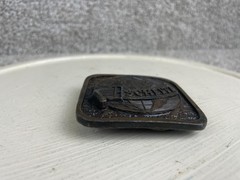 Vintage Schlitz Beer Brewery Advertising Belt Buckle Globe Logo Design