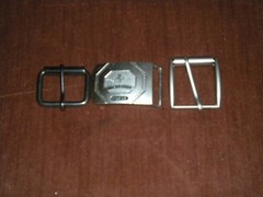 LOTS OF 3 SILVER COLOR BUCKLE FOR 1 1/2 IN WIDE BELT