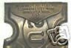 1881 ANSON MILLS U.S. MILITARY BRASS BELT BUCKLE