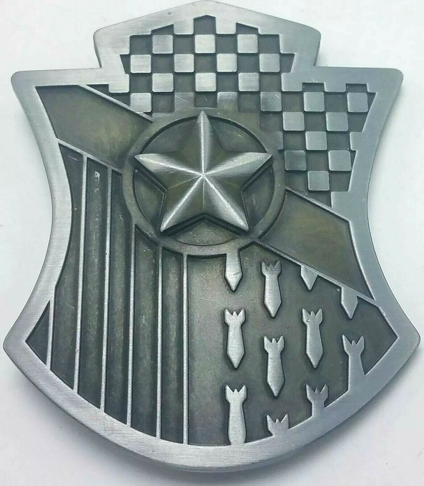 NOS Aquarius Belt Buckles Asstd America Shield Bombs Star Large Belt Buckle