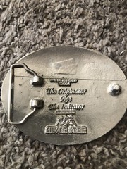 2004 Silver Star Naked Ladies Belt Buckle The Originator Not The Imitator USA