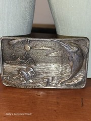Arroyo Grande Buckle Co. American Fishermen VTG Limited Edition 1983 1294/5000