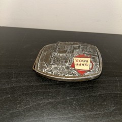 Vintage 1989 Limited Edition Sapp Brothers Belt Buckle Truck Where You’re #1