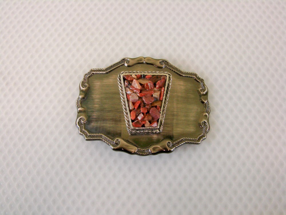 Unique Belt Buckle Mixed Stones Estate