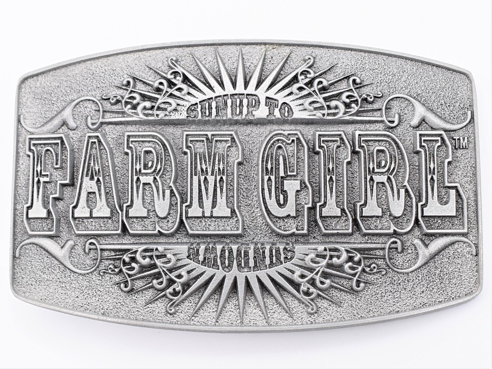 Farm Girl Brand Sunup to Sundown Belt Buckle