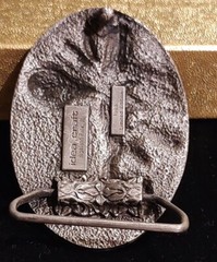 (27)Vintage 1985 Idea Craft Limited Edition Silvertone Belt Buckle WXB 3&Prime;x2.2&Prime;