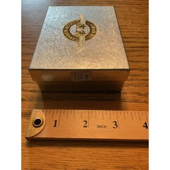 Vintage 1992 Alaska State Fair Belt Buckle Palmer Award Design Medals Brass box