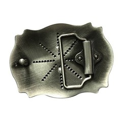 Men&rsquo;s Belt Buckle, Western Eagle 3D Golden Bull Head for Interchangeable Belts, G…