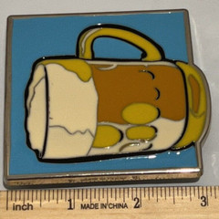 Beer Glass Enamel Metal Belt Buckle Racer Metal Unisex Men’s Cowboy Drinking Mug