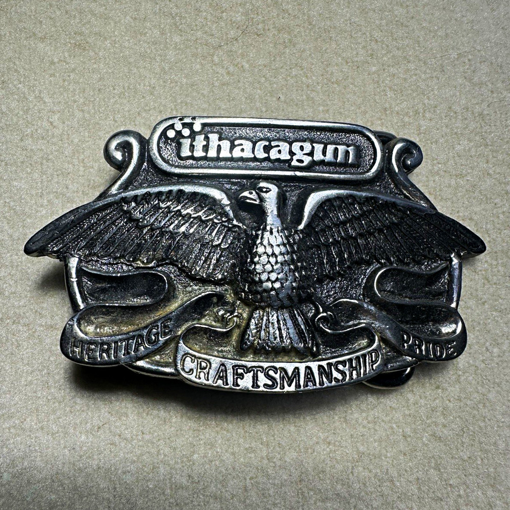 Ithacagun Heritage Belt Buckle 1976 Special Edition Silver