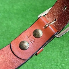 Montana Slings Men&rsquo;s Leather Heavy Utility Belt Size 42 Brass Buckle