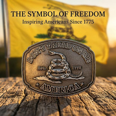 Western Belt Buckles for Men Cowboy Belt Buckle American Patriotic Belt Buckles