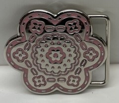 Red Flower Belt Buckle for 1.25&Prime; 1 1/4&Prime; Inches Wide Belt