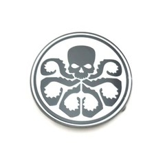 Hydra Octopus White/Black Belt Buckle