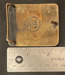 Vintage Belt Buckle 1979 Native Indian Formline Anacortes Brass Works Northwest