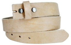 Hand Crafted Made In USA Heavyweight Natural One Piece Cowhide 30,