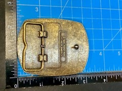 1996 Handyman Club of America *Life Member* Vintage 1996 Brass Tone Belt Buckle