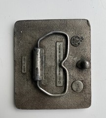 Vintage 1975 Bergamont Brass Works Civil War Cannon Belt Buckle F132 Made in USA