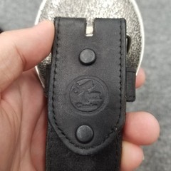 Harley Davidson Skull Belt Buckle Willie G Silver Creek Leather Belt Size 36