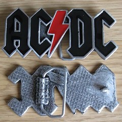 ACDC music belt buckle (choice designs)
