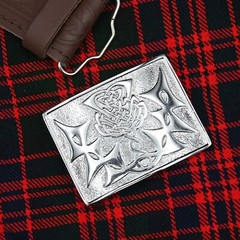 Highland Triquetras Thistle Kilt Belt Buckle Scottish Buckle Traditional Outfit