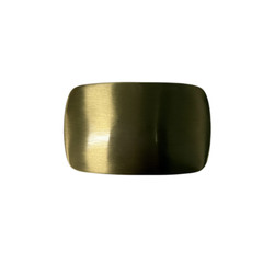 Solid Brass Rectangle Blank Belt Buckle BS019