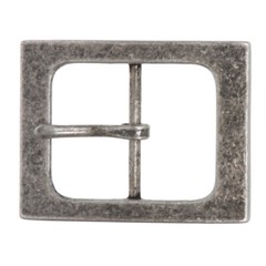 1 1/2&Prime; (38 mm) Nickel Free Single Prong Rectangular Belt Buckle