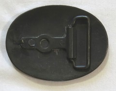 Vintage Belt Buckle 1980&rsquo;s Flower Inlay Art
