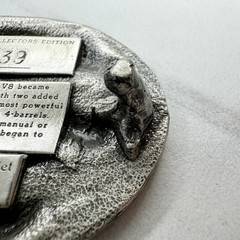 Vintage 1984 Vette Set 1956 Corvette Collectors Belt Buckle Made USA