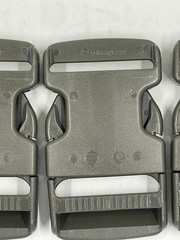 Lot of 5 Duraflex 2” Olive Green Buckles Heavy Duty Strap Clips Tactical