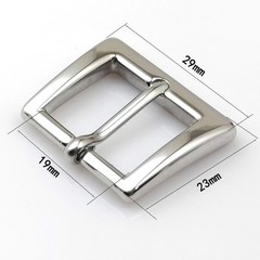 Men&rsquo;s Metal Belt Square Pin Buckle, DIY Belt Single Prong Buckle Hardware Gold