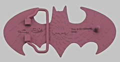 Batman Belt Buckles DC Comics Costume Original Cosplay Men Halloween Pink Metal