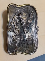 Belt Buckle 1984 Bergamot Brass Works Railroad U-149 Vintage 5473 USA