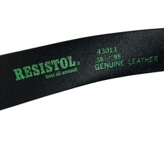 RESISTOL Leather Belt x Vintage BERGAMOT Eagle Feathers Belt Buckle 1996 Mens 38