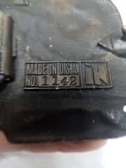 Vtg. Install 1978 Bronze Locomotive Train Belt Buckle. Antiq Finish.#1142. Heavy