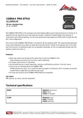 AustriAlpin COBRA ProStyle 1.5&Prime; Quick Release Tactical Belt Buckle Matte Black