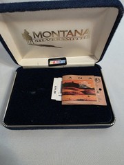 NASCAR 50th Anniversary Belt Buckle Montana Silversmiths W/Case