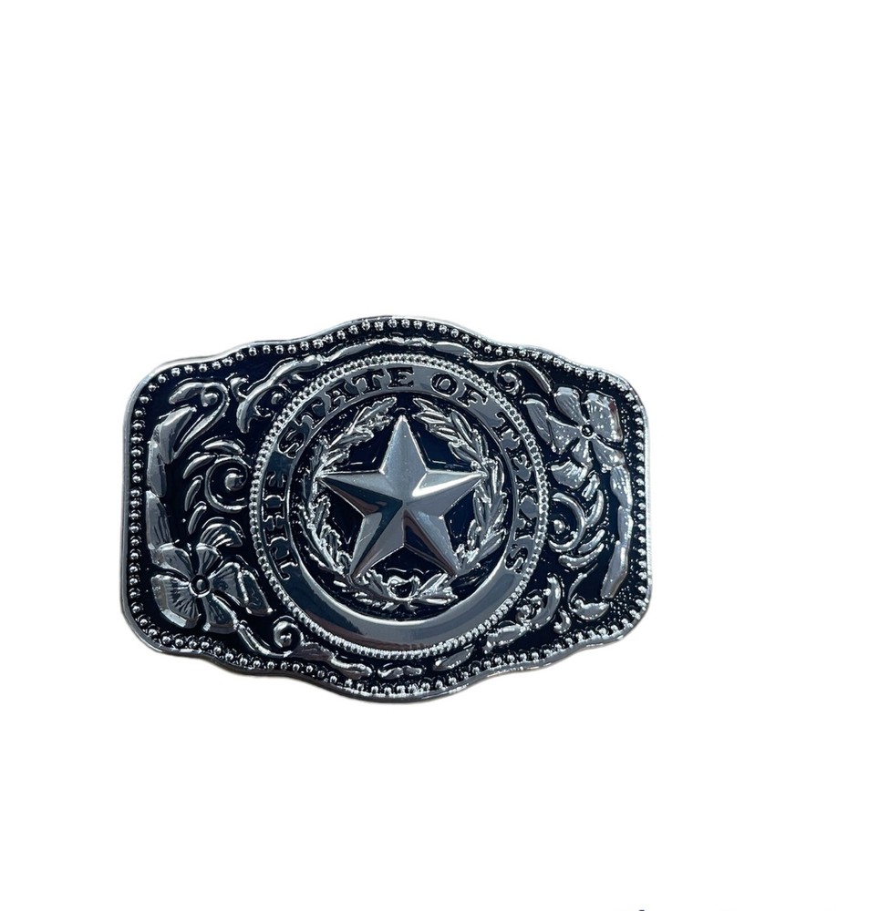 Western Rodeo Cowboy Texas Lone Star Belt Buckle Texas Star Hebillas Vaqueras
